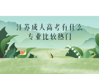江苏成人高考专业