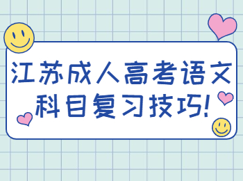 江苏成人高考语文科目复习技巧