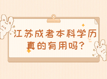 江苏成考本科学历真的有用吗