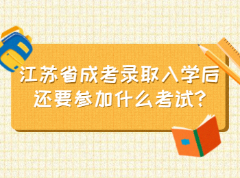 江苏省成考录取入学后还要参加什么考试