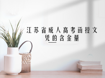 江苏省成人高考函授文凭