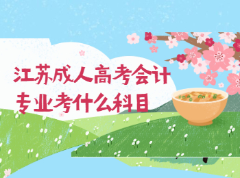 江苏成人高考会计专业科目