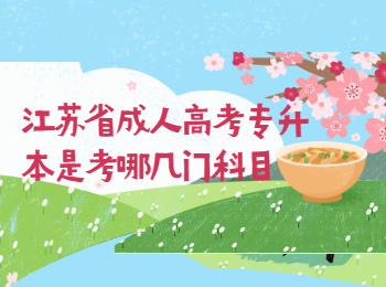 江苏省成人高考专升本科目