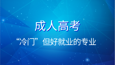 江苏成人高考“冷门”但好就业的专业
